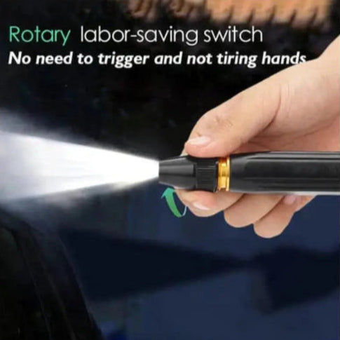 Durable water hose nozzle for outdoor cleaning