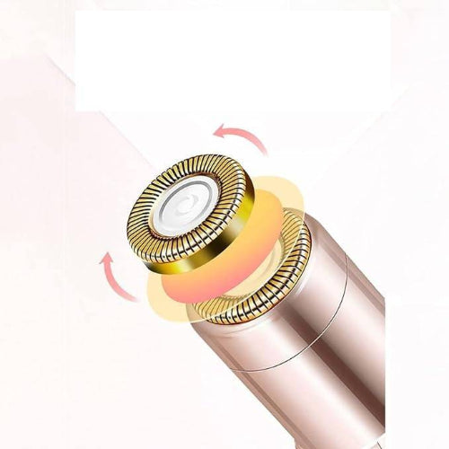 Facial hair remover with LED light for easy use