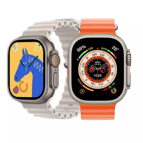 X8 Ultra Max Watch on wrist showing fitness tracking and stylish strap