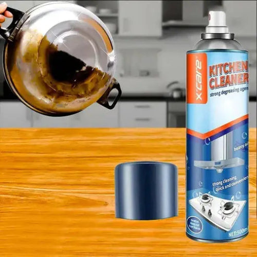 Spray bottle cleaning kitchen grease and stains