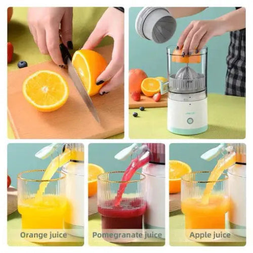 One-touch fruit juicer for quick and mess-free juicing