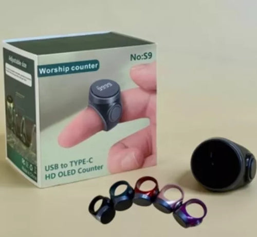 Product packaging with a finger counter and additional counters