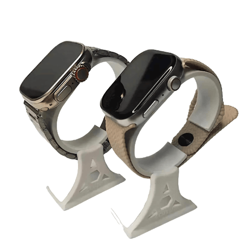 Side view of HM23 watch with sleek strap and touch screen