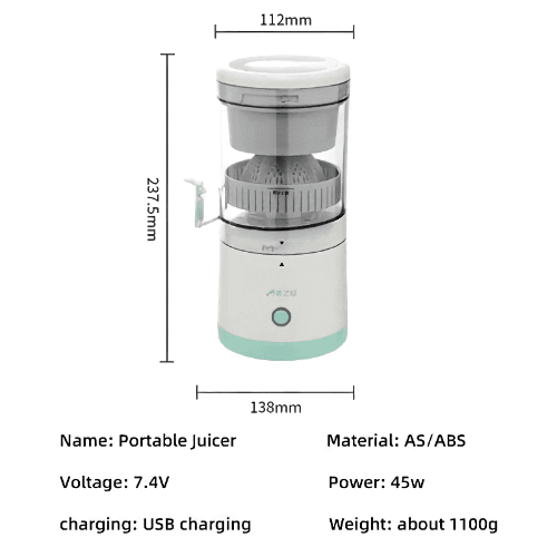 Modern automatic juicer with detachable parts for easy cleaning