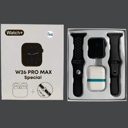 26 Pro Smart Watch with silicone band and HD display