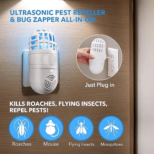 Compact and Stylish Electric Mosquito Zapper for Indoor Use