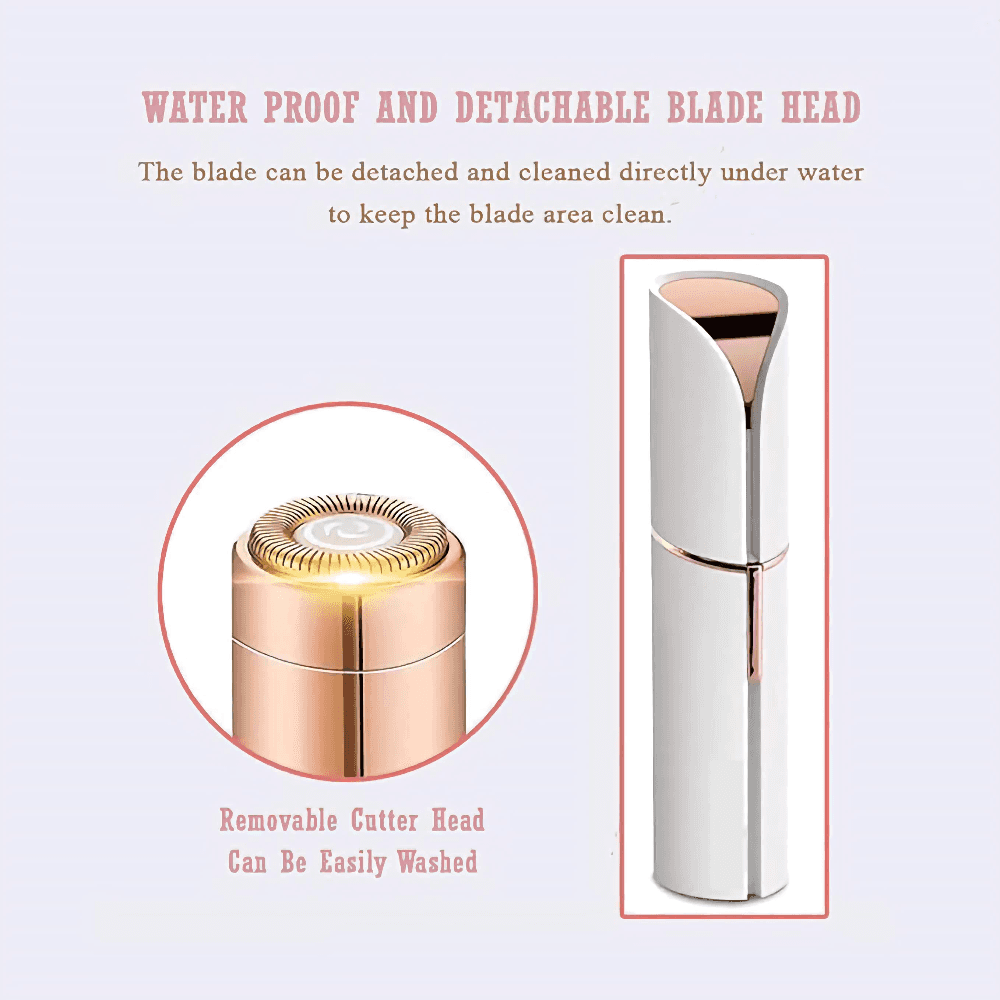 Facial hair remover as part of a daily beauty routine