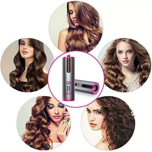 Digital Hair Curler with fast-heating and adjustable temperature for perfect curls