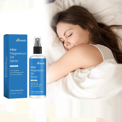 Natural sleep aid essential oil spray for night relaxation