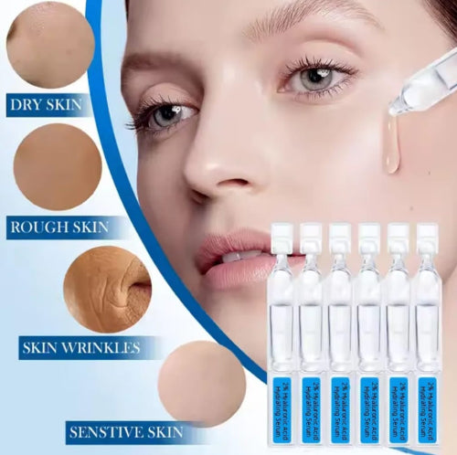 Hydrating serum ampoules for radiant skin