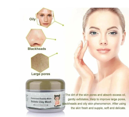 Bubble Clay Mask for Deep Pore Cleansing and Fresh Skin