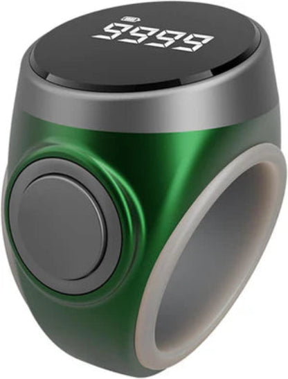 Portable electronic tasbeeh counter being used