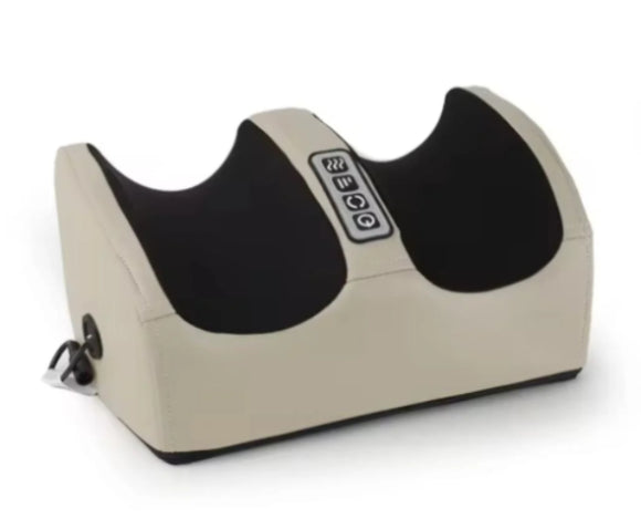 Electric foot massager with rolling nodes and heat function for pain relief and relaxation