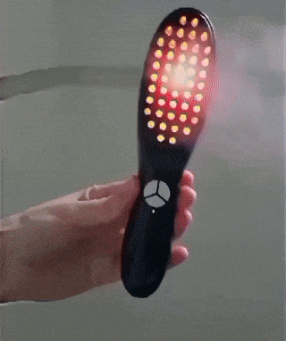 Infrared hair comb for hair growth and scalp stimulation