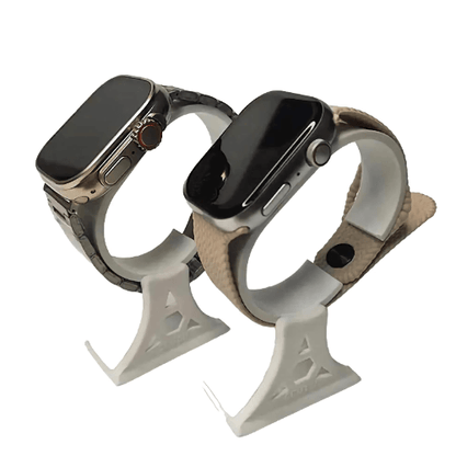 Side view of HM23 watch with sleek strap and touch screen