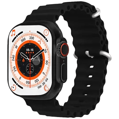 
Close-up of Ultra smartwatch with high-resolution touch display