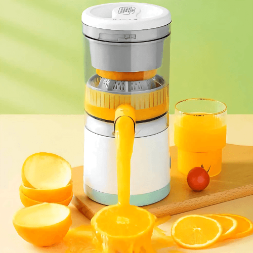 Pulp-free automatic fruit juicer with powerful moto