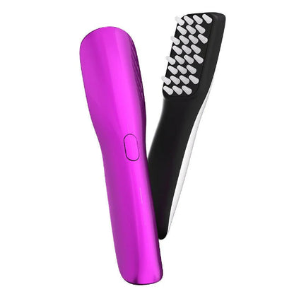 Purple  & black Laser Hair Growth Comb for Thinning Hair Treatment