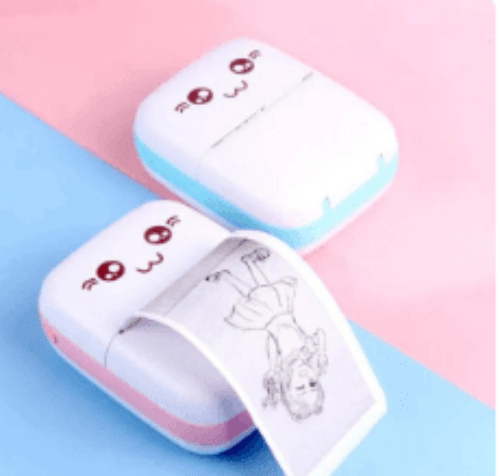 Wireless thermal mini printer printing receipt